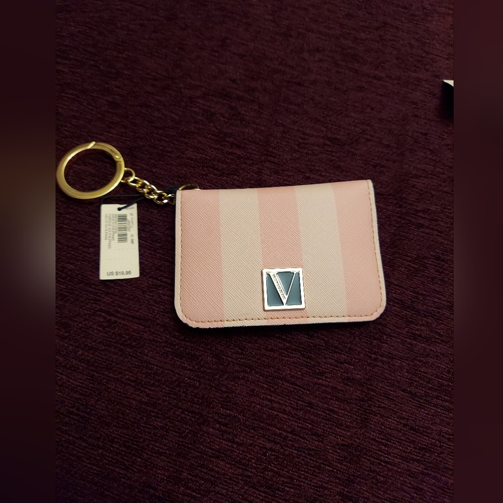Victoria's secret signature stripe card case